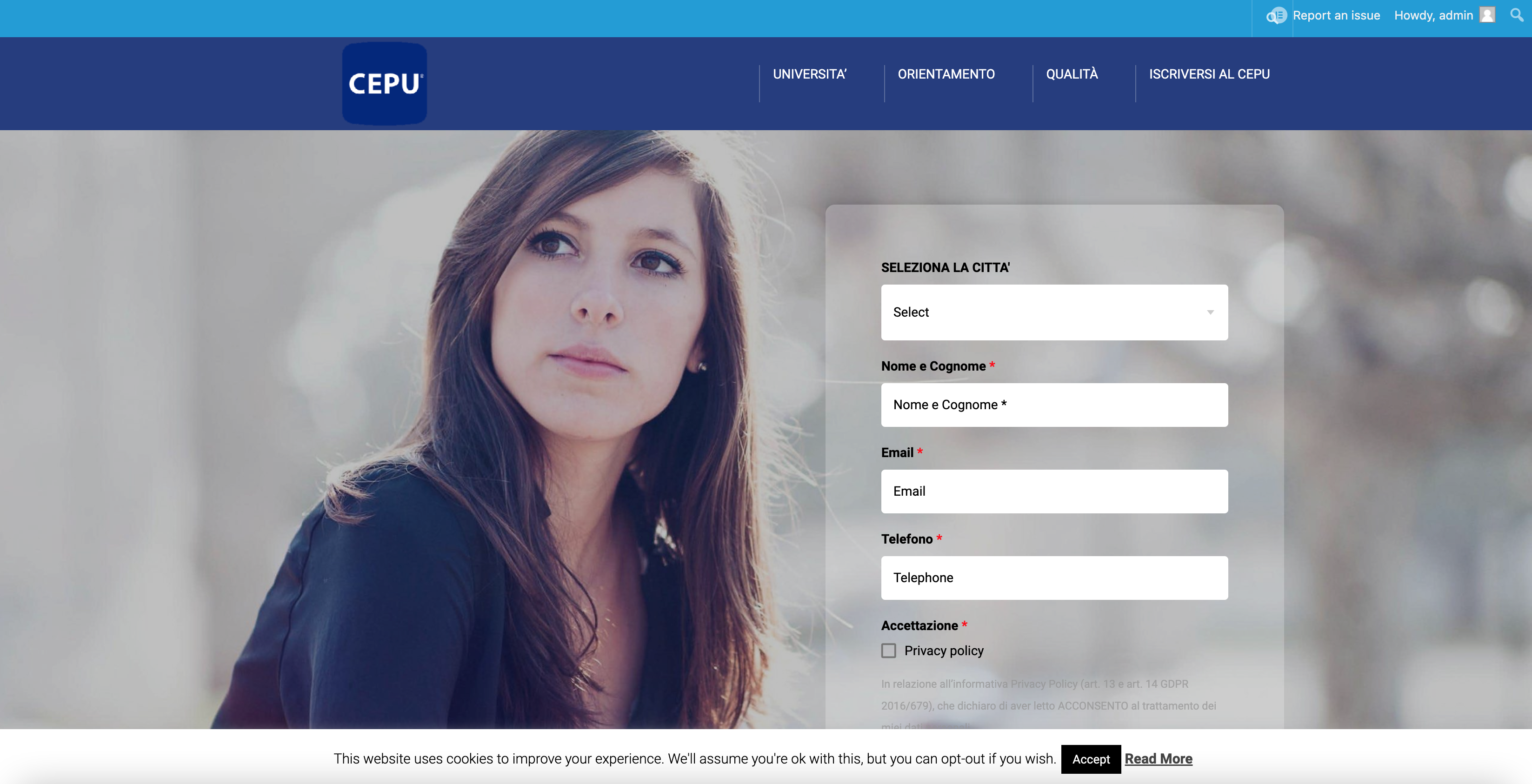 Screenshot sito Grandi Scuole - prima pagina Google